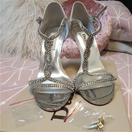 dune silver diamante sandals for sale