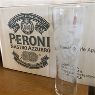 peroni pint glasses for sale
