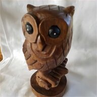 carved wooden owl for sale