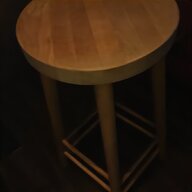 small round wooden stool for sale