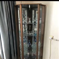 corner glass display cabinet for sale