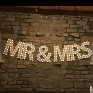 mr mrs letters for sale