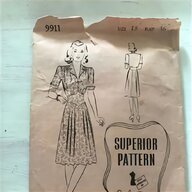 vintage sewing patterns 1940s for sale