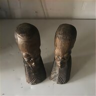 african carved wooden heads for sale