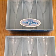 crystal glasses flute for sale