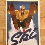 vintage ski print for sale