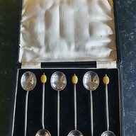 silver coffee bean spoons for sale