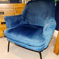 blue velvet armchair for sale