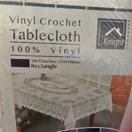 vinyl tablecloth lace for sale