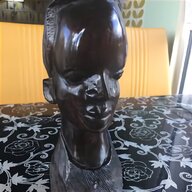 african wooden head bust for sale