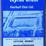 leyton orient programmes for sale