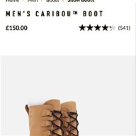 sorel mens caribou boot for sale