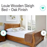 pine sleigh bed for sale