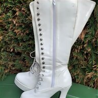 white 60s boots for sale