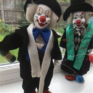 musical porcelain clowns for sale