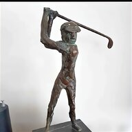 bronze golfer for sale