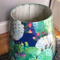 large vintage fabric lampshade for sale