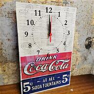 coke coca cola clock for sale