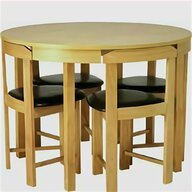 hygena dining table and chairs for sale