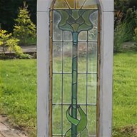 antique stained glass window panels for sale