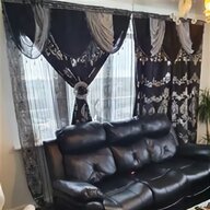 white net curtains 27 drop for sale