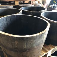 oak barrel planters for sale