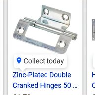 cranked hinges for sale