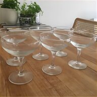 etched champagne saucers for sale