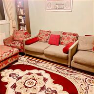 dfs red sofa armchair for sale
