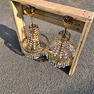 pair vintage crystal chandelier for sale