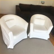 white leather tub chairs for sale