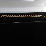 mens gold curb chain for sale