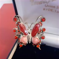 vintage enamel butterfly brooch for sale
