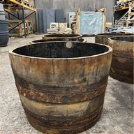 wooden barrel planter for sale