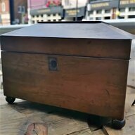 vintage wooden tea caddy for sale
