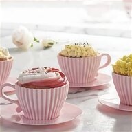 silicone cupcake cases teacup for sale