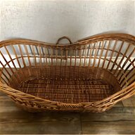 vintage wicker moses basket for sale