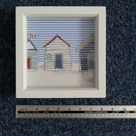 beach hut photo frame for sale