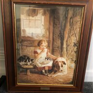 antique dog painting for sale
