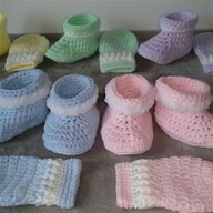 handmade crochet baby booties for sale