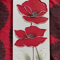 red flower wallpaper for sale