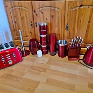 morphy richards red tea coffee sugar for sale