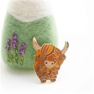 highland cow brooch for sale