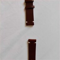 leather deployment watch strap for sale