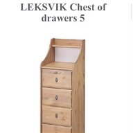 leksvik bedside cabinets for sale