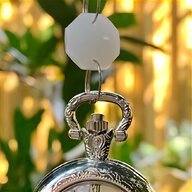 crystal glass pocket watch for sale