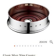 silver wine coaster for sale