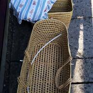 handmade wicker moses basket for sale