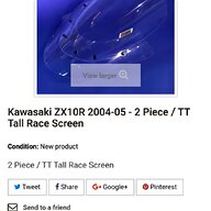 kawasaki zx10r 04 05 for sale