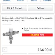 thermostatic shower valve for sale